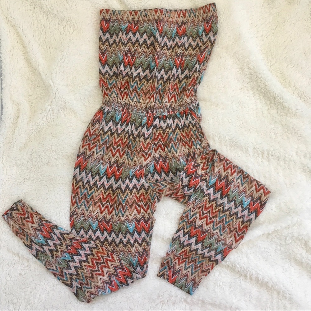 Zig zag- Tub top Jumpsuit